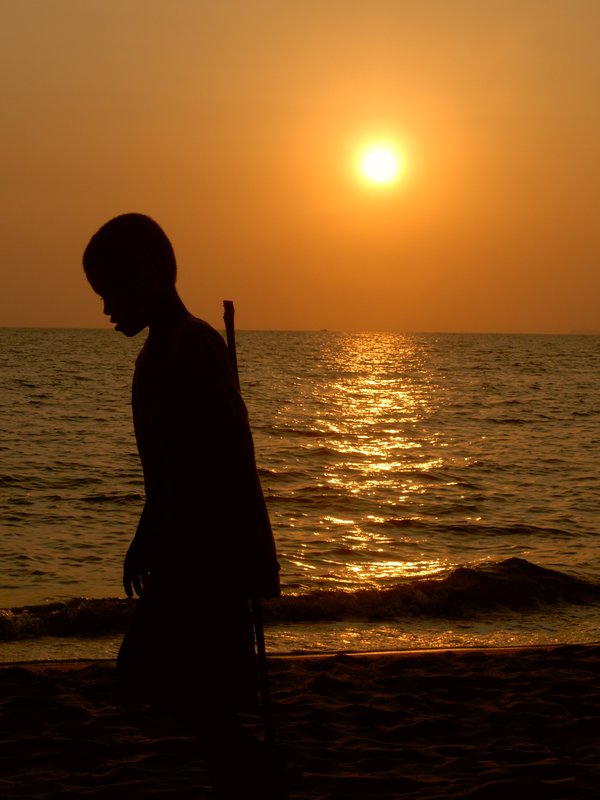 Young lad on Otres beach, Sihanoukville