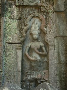 Relief on Bayon temple, Angkor