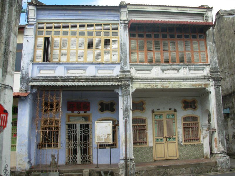 Old housing in Georgetown, Penang