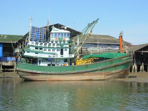 Fishing boat off Ranong port