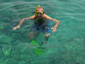 Intrepid snorkeller, Pulau Weh