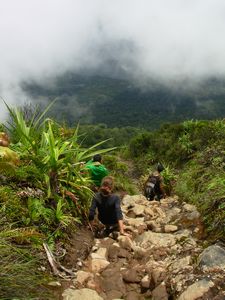 Descending Mount Sinabung