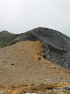 Sinabung crater ridge