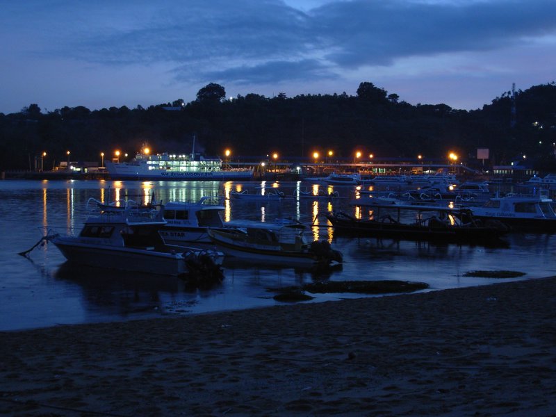 Padangbai harbour