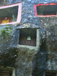 Burial vaults, Sulawesi