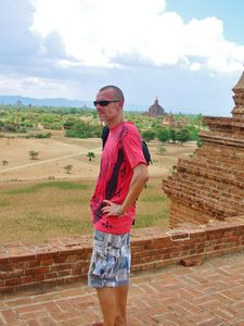Viewing platform at Pyathada paya, Bagan