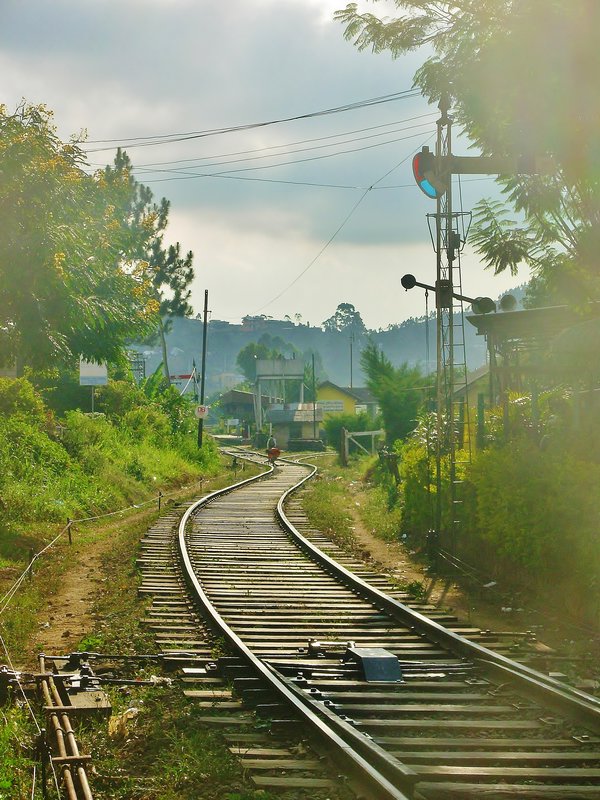 Track out of Haputale station