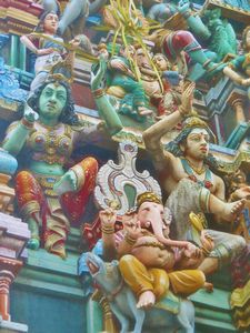 Hindu temple detail