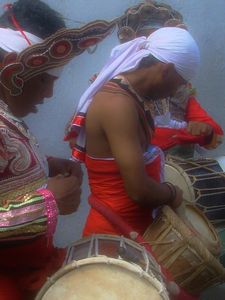 Parade drummers, Colombo