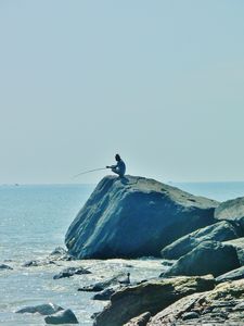 Fisherman near Om