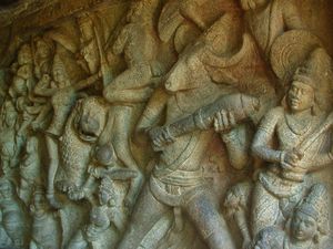 68 Bas relief, Mamallapuram