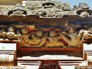 Temple detail, Ellora