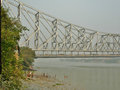 The mighty Howrah bridge in Kolkata, the busiest bridge in the world