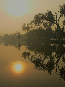 Early morning, Bagerhat lake