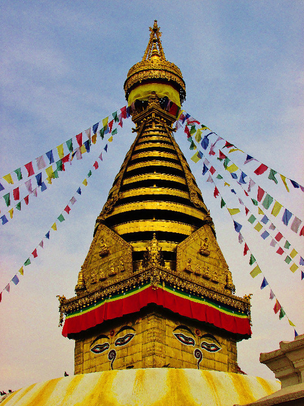 Stupa at Monkey temple, Kathmandu