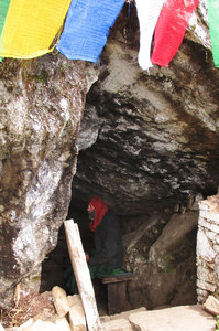 55 Meditator in cave