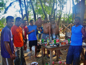 Locals party, Agarganbay, Sri Lanka
