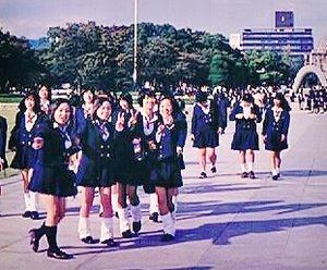 Schoolgirls with baggy socks - Hiroshima