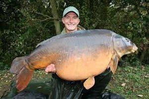 A 30 kilo carp, not something you'd want to carry around for long