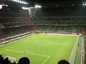 Football in Milano
