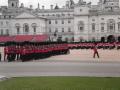 Guards practising march