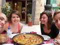 Paella with new friends in Valencia