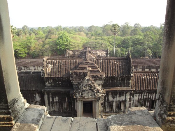 View from the top of Angkor Wat