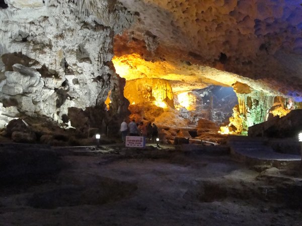 Inside one cave