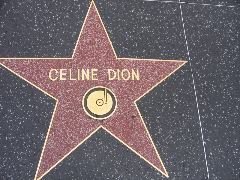 Hollywood: Étoile de Céline