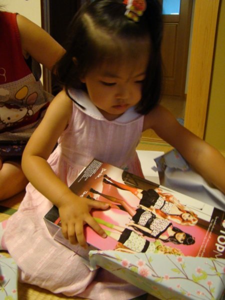Ailee and her new barbie!