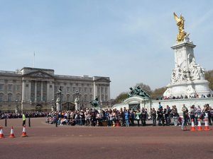 Buckingham palace at Change-over