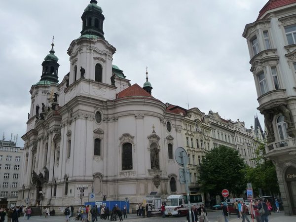 Church in Prague's main square