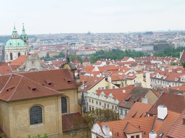 View of Prague from its Castle
