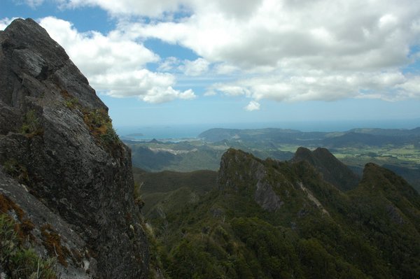 Pinnacles Walk - the view over the back