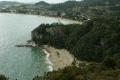 Whitianga - Lonely Cove (foreground) and Cooks Beach (behind)