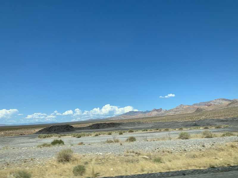Desert on the road to Vegas