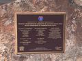 Plaque at Lake Mead