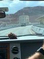 Driving across Hoover Dam