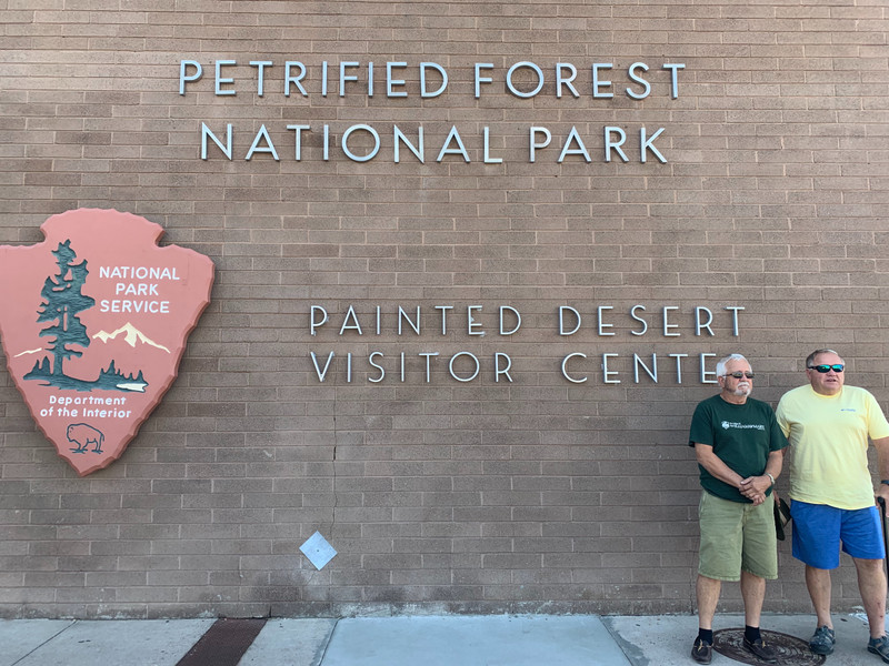 Terry and Ed at The Petrified Forest & Painted Desert