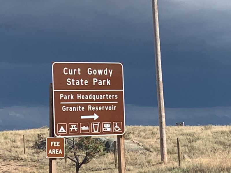 Road to Curt Gowdy State Park