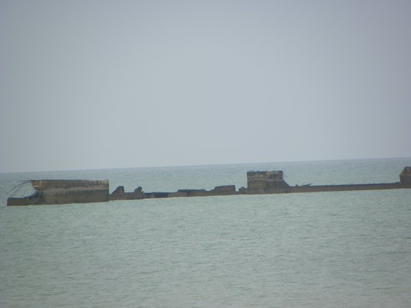 Remains of  harbour
