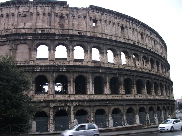 First view of the Colosseum