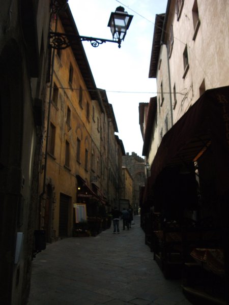 Streets in Volterra