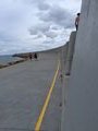 Sea wall walk