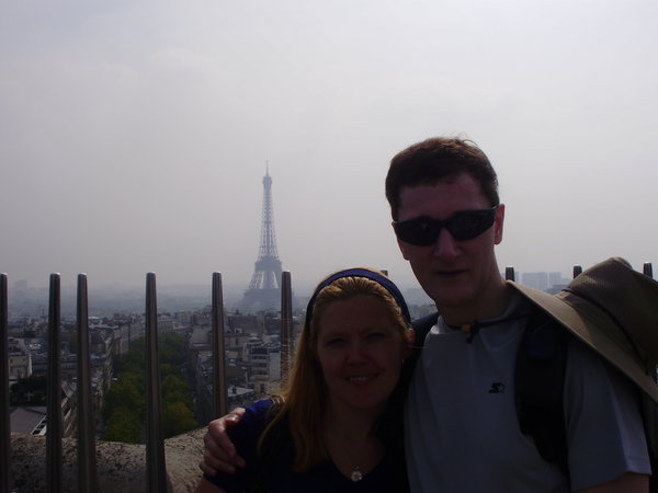 Top of Arc de Triomphe