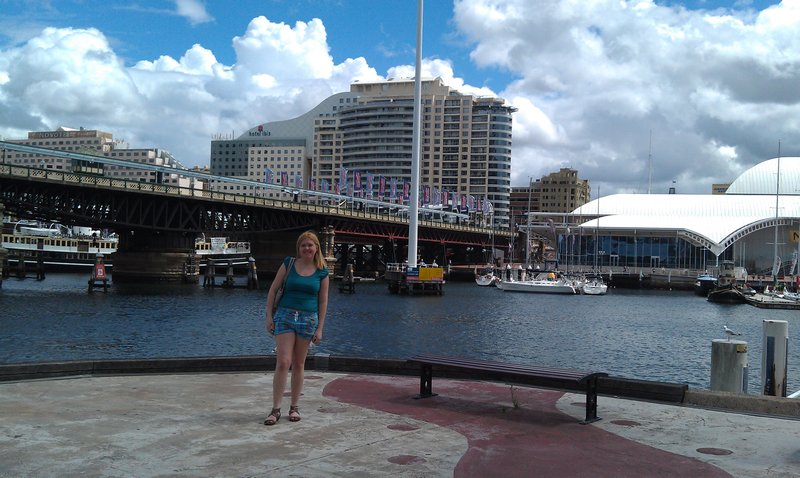 Stacey at Darling Harbour
