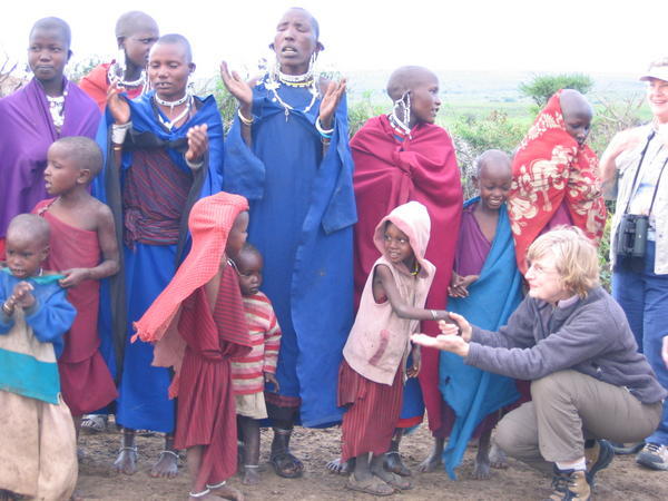 Mom and the Maasai