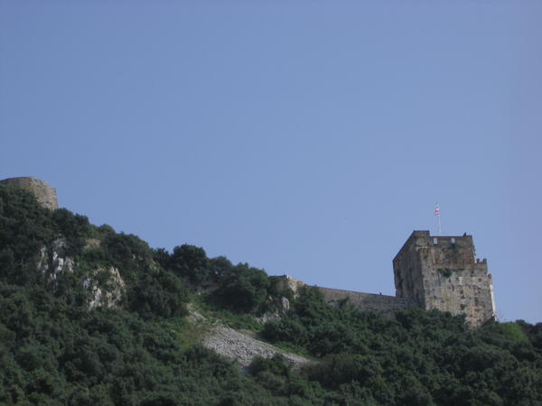 The old fort still flies the flag