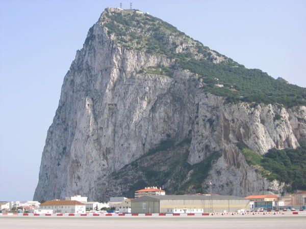 The famous Rock of Gibraltar