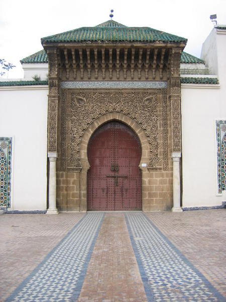 Entrance to Moulay Ismail's tomb
